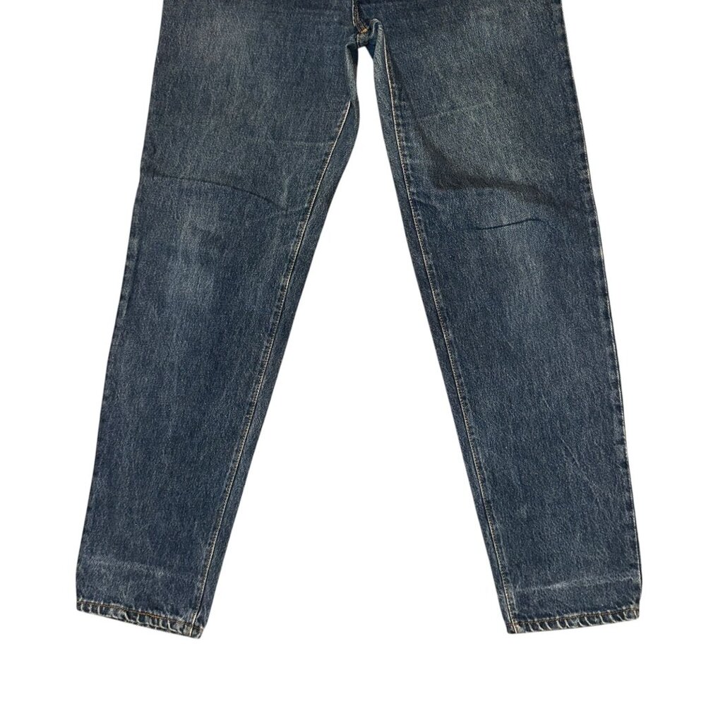 Vintage Levis Tapered Leg Jeans Womens 15 31 Button Fly Medium Wash Made USA - Picture 4 of 8
